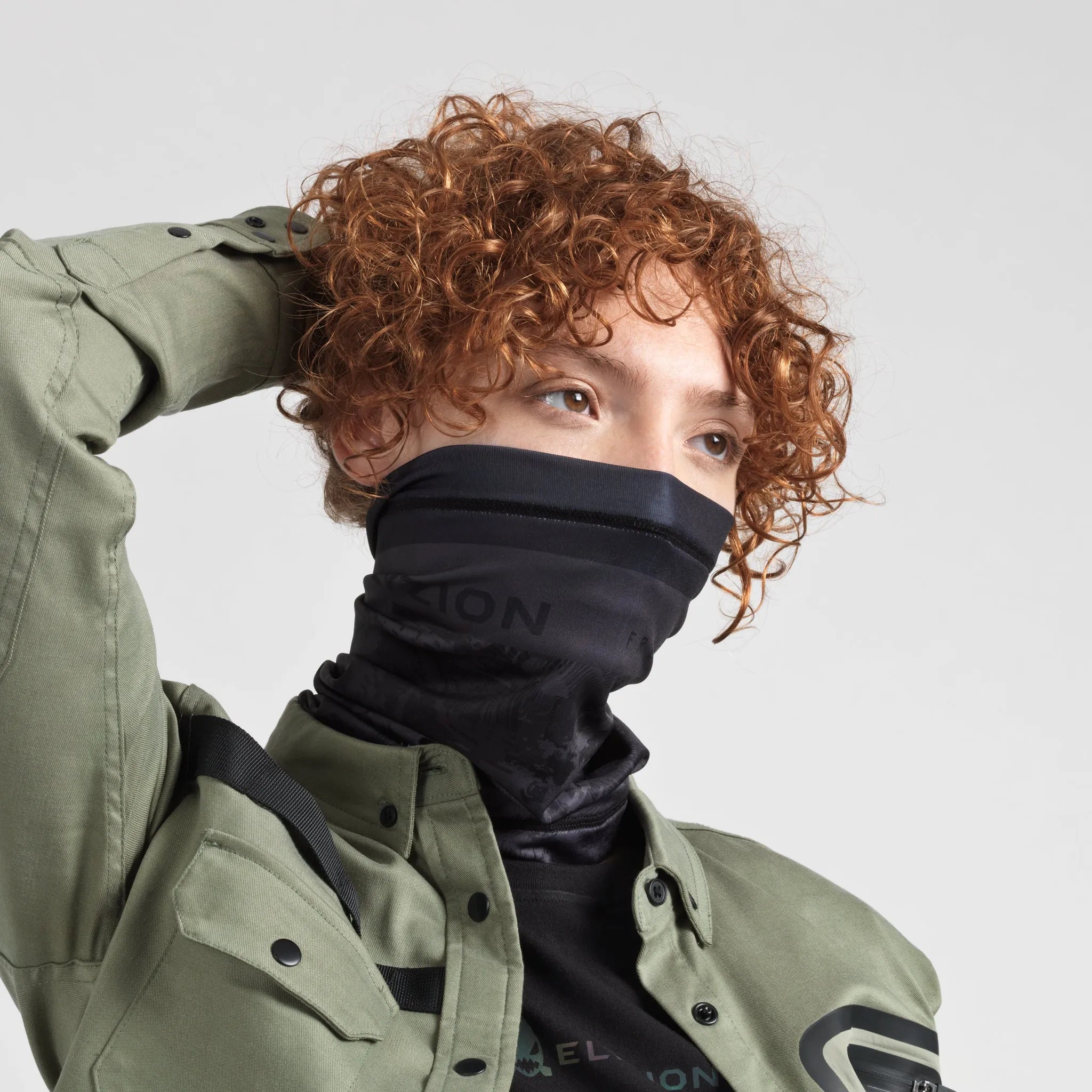 Elyzion "Iseo" Neck Gaiter - Black Camo