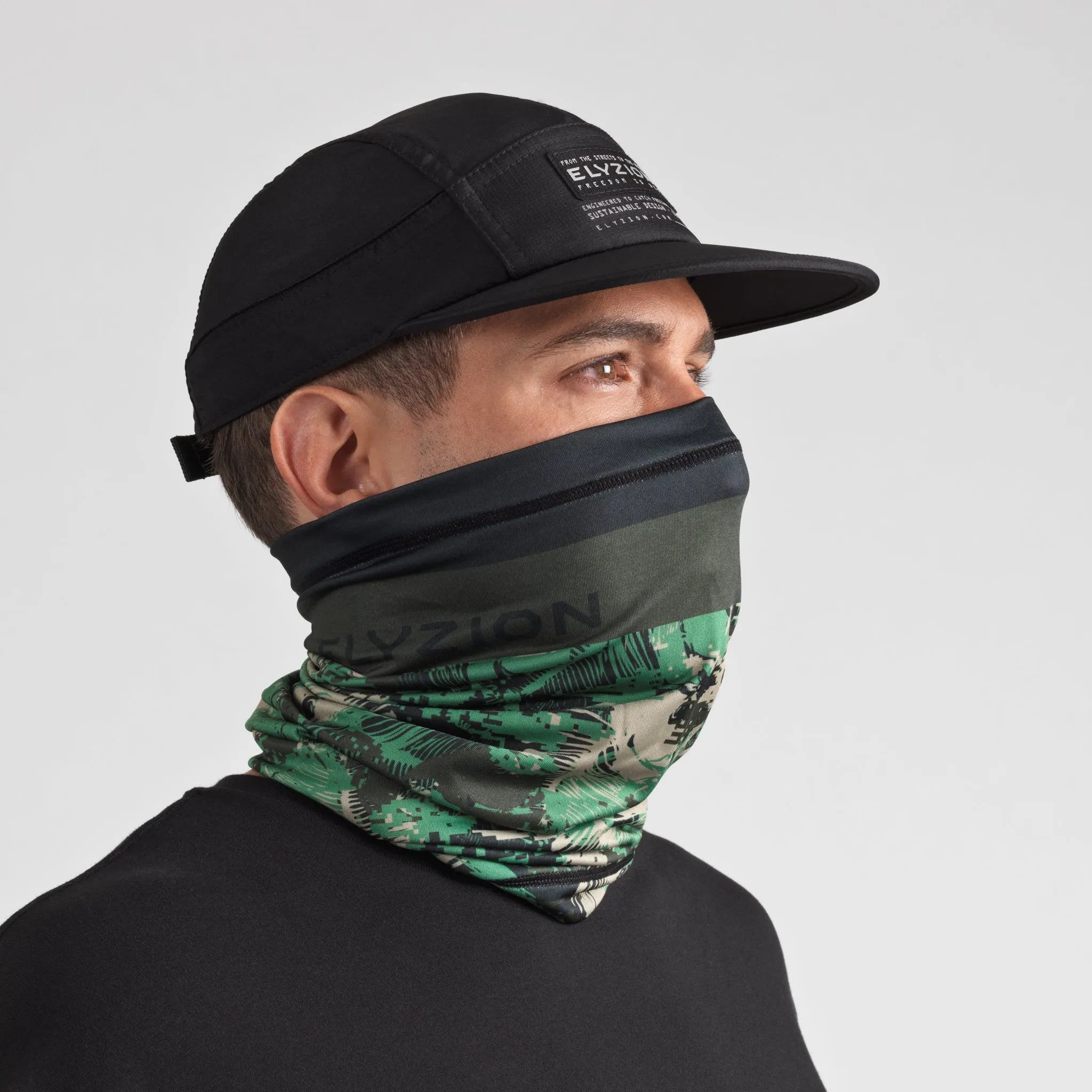 Elyzion "Iseo" Neck Gaiter - Oil Green Camo