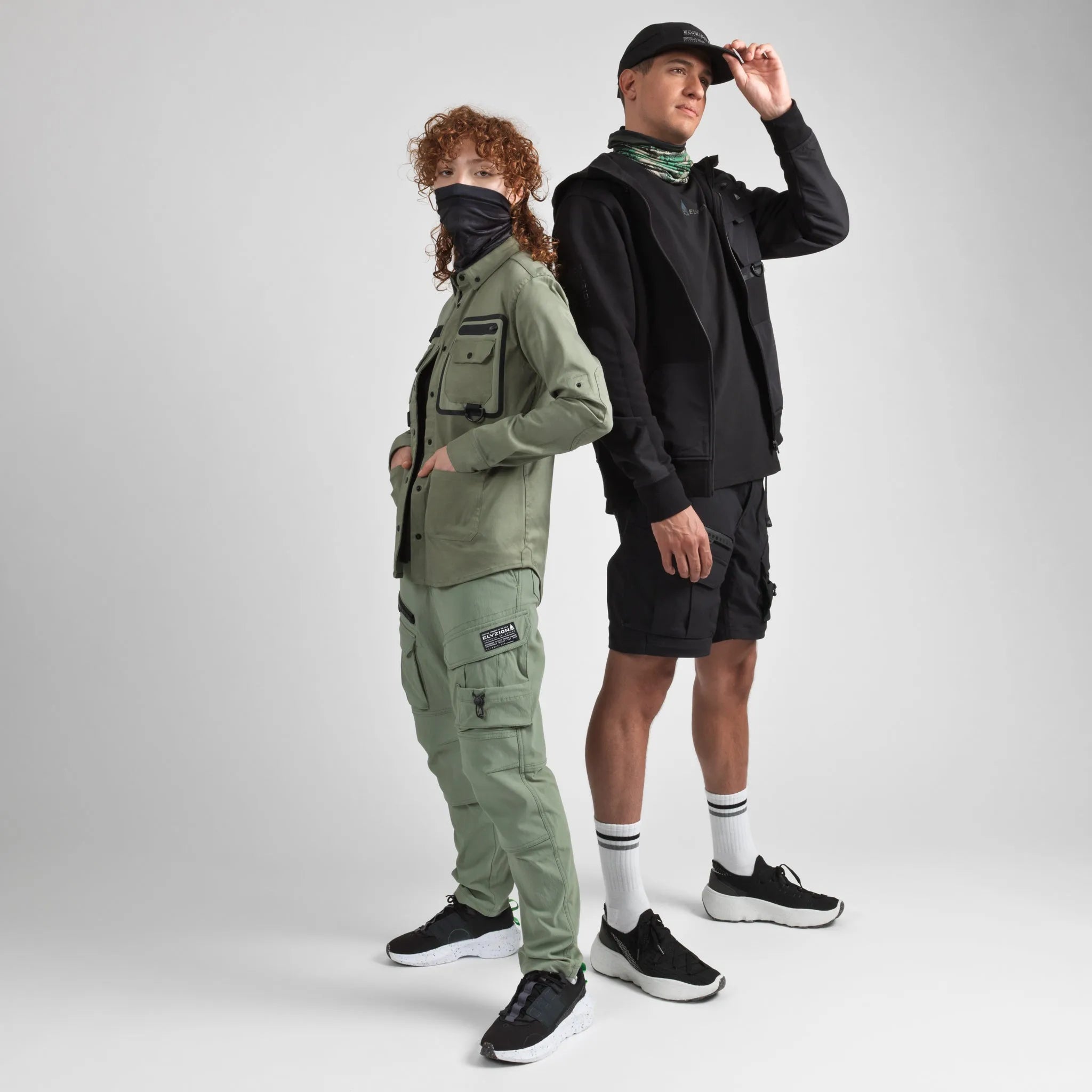 Elyzion "Iseo" Neck Gaiter - Oil Green Camo