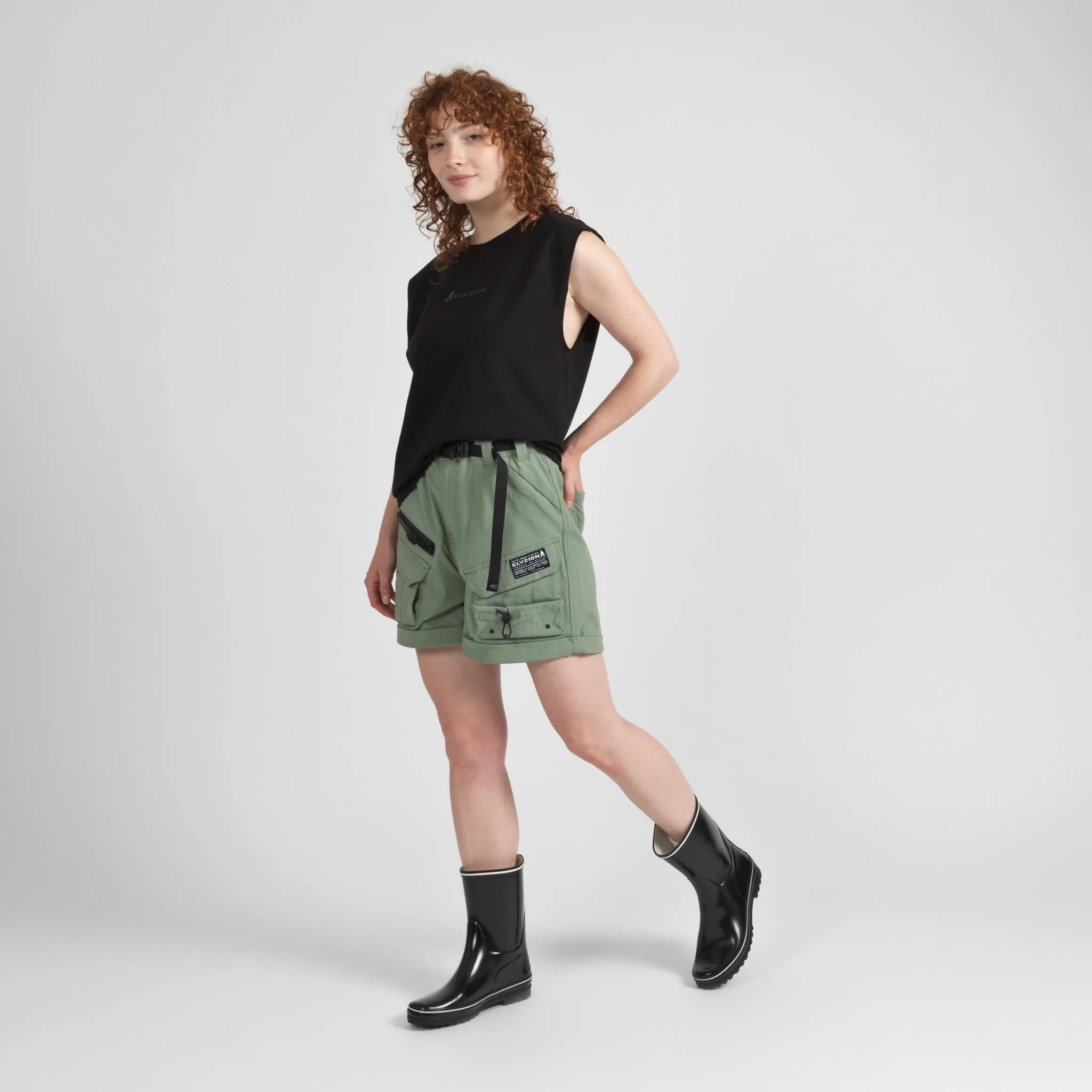 Elyzion "Orient" Sleeveless T-shirt - Black
