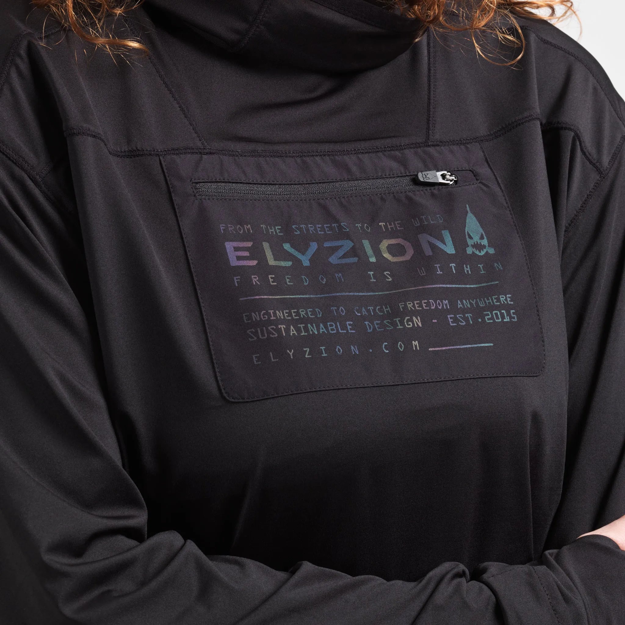 Elyzion "Waikato" Unisex UV Protection Hoodie - Oil Green