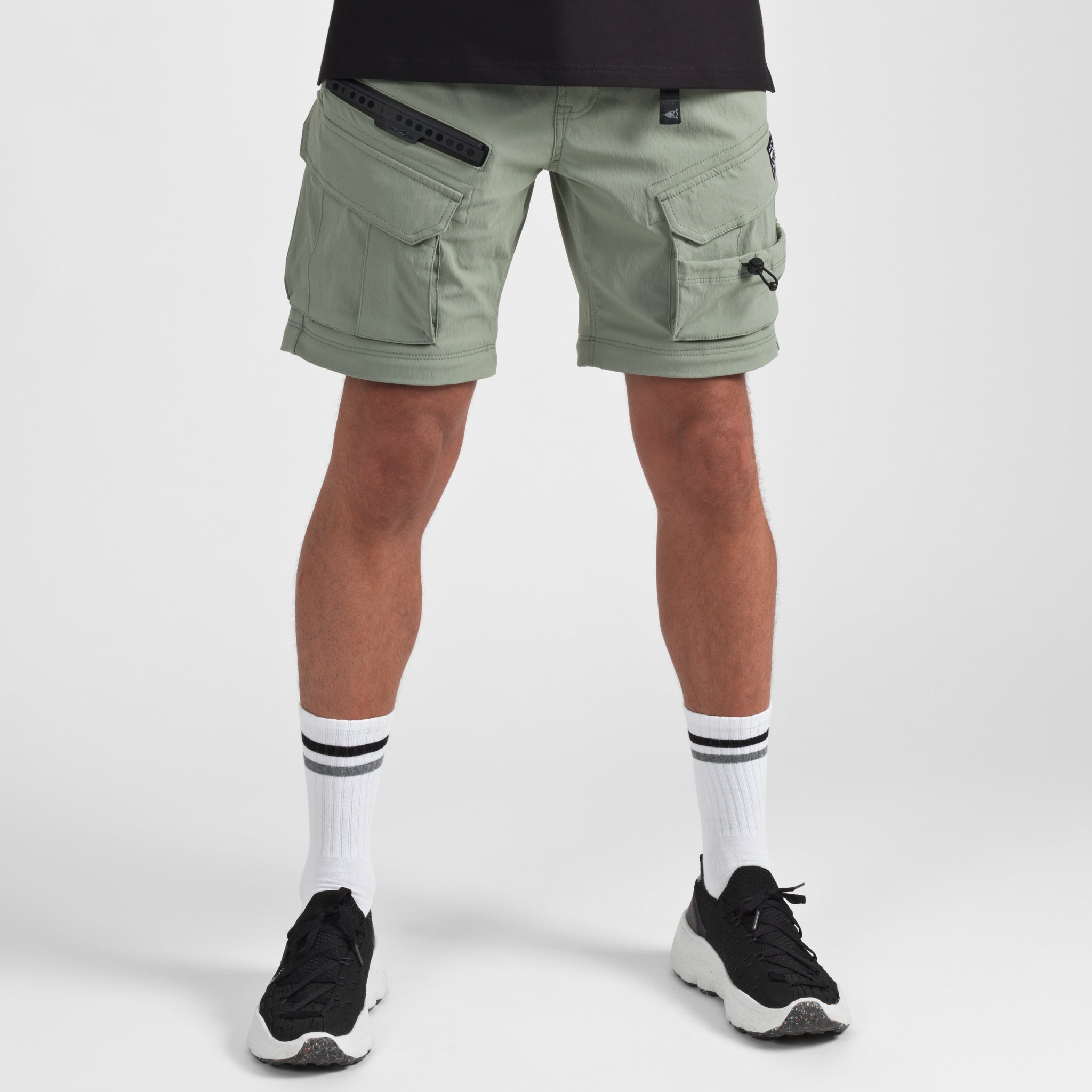 Elyzion "Cauvery" Convertible Cargo Pants - Oil Green