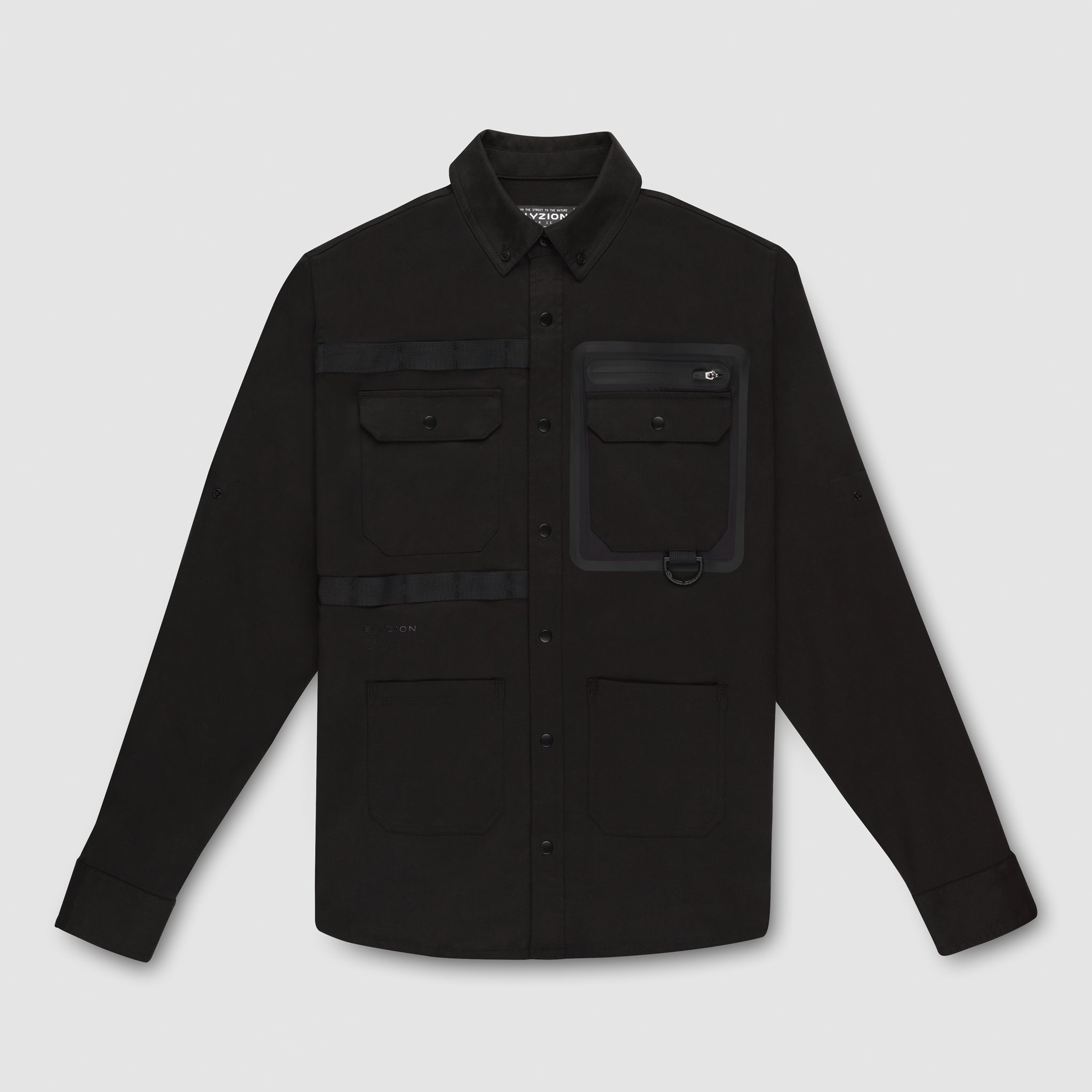 Elyzion "Como" Utility Shirt - Black
