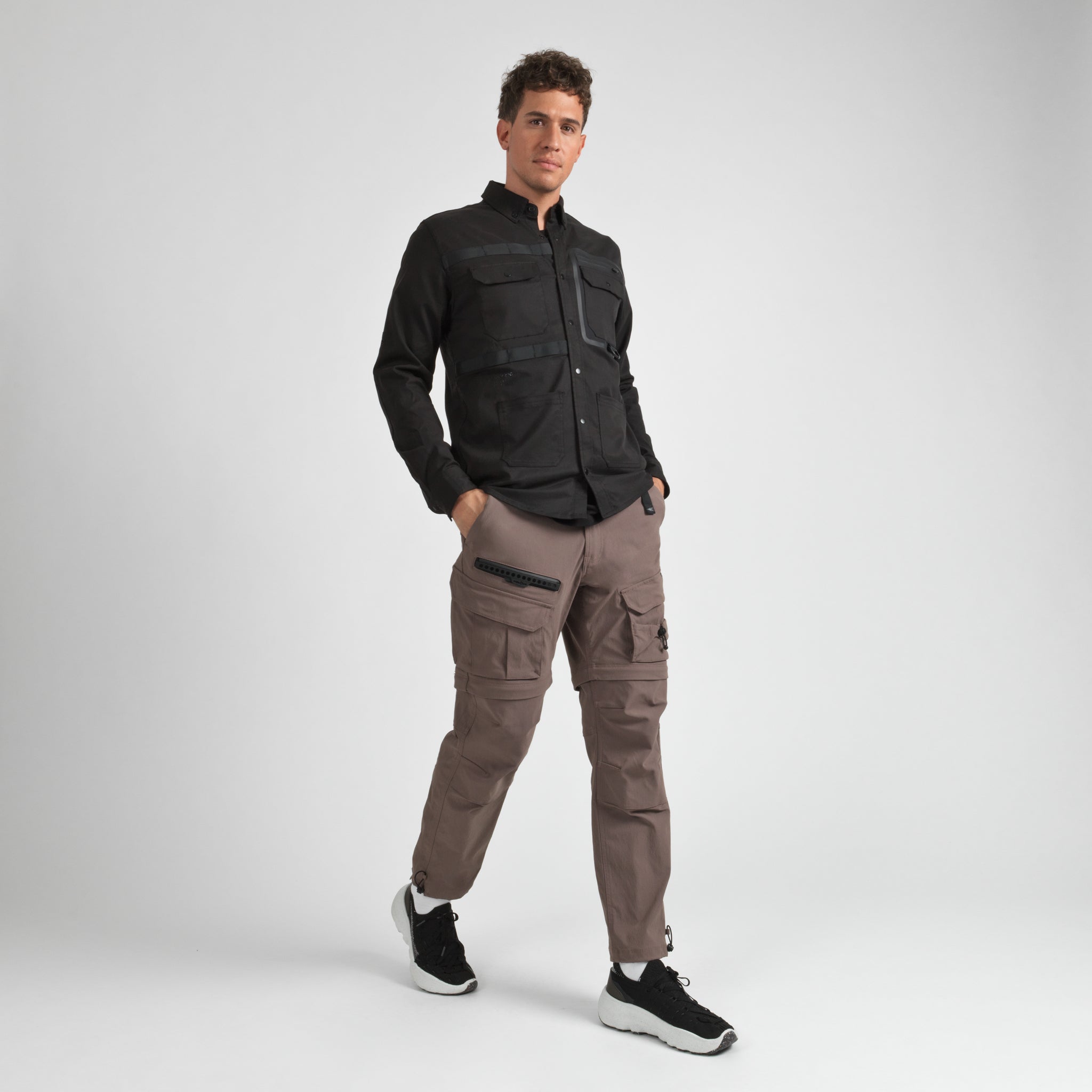 Elyzion "Como" Utility Shirt - Black