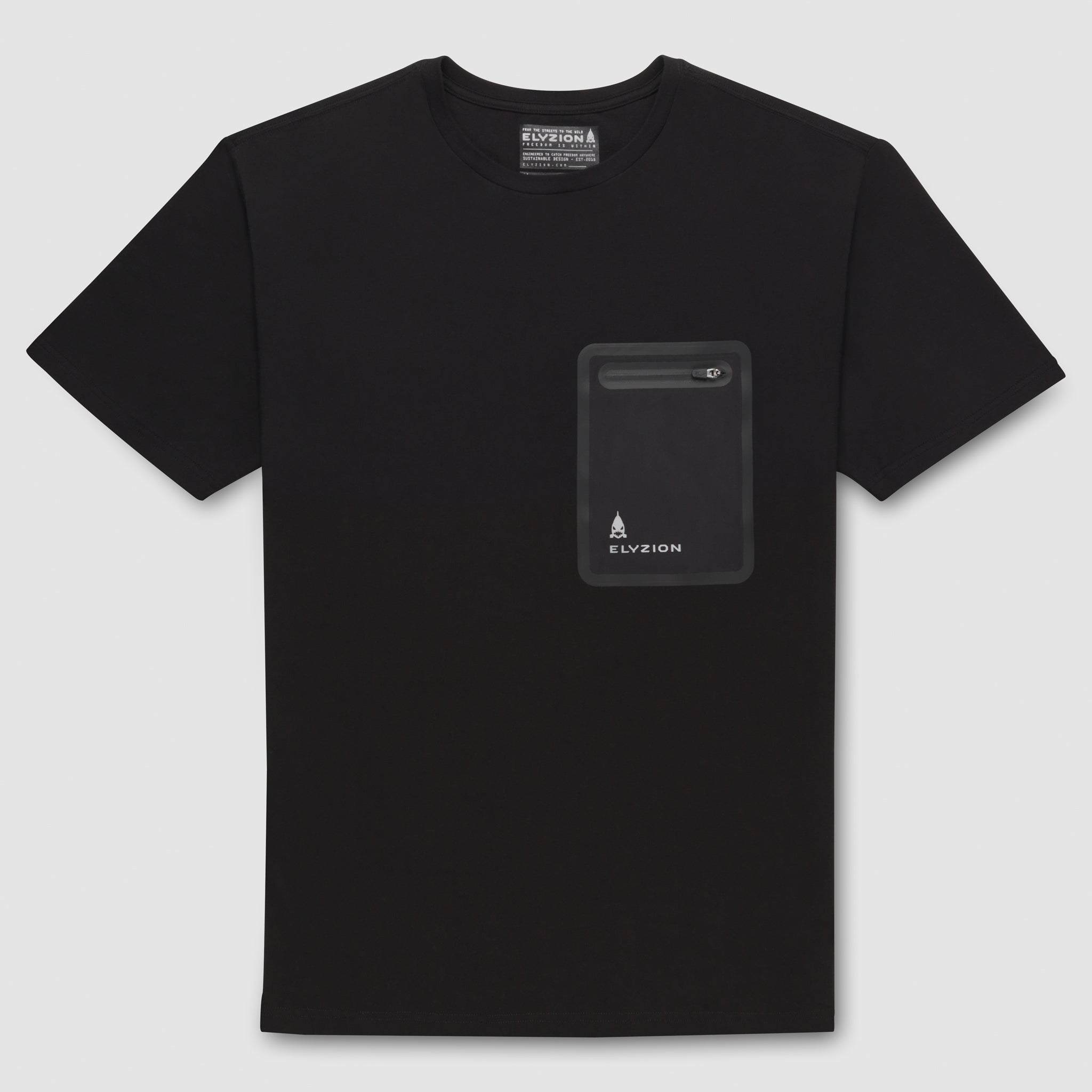 Elyzion "Hudson" Cargo T-shirt - Black