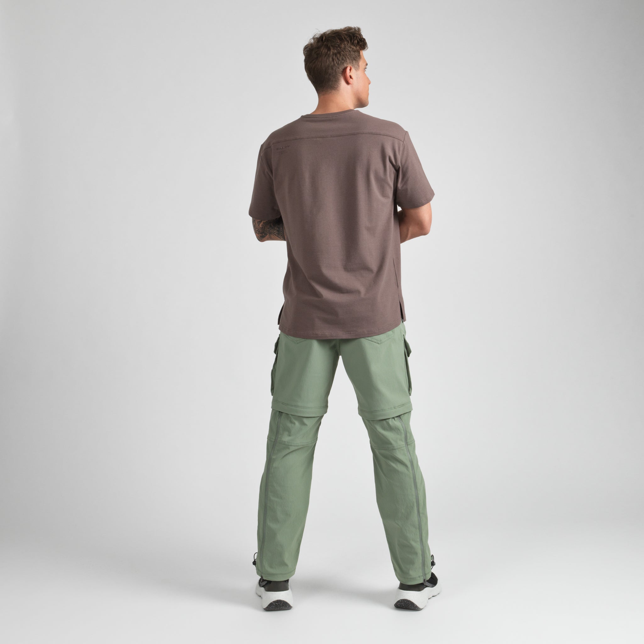 Elyzion "Hudson" Cargo T-shirt - Coffee Quartz