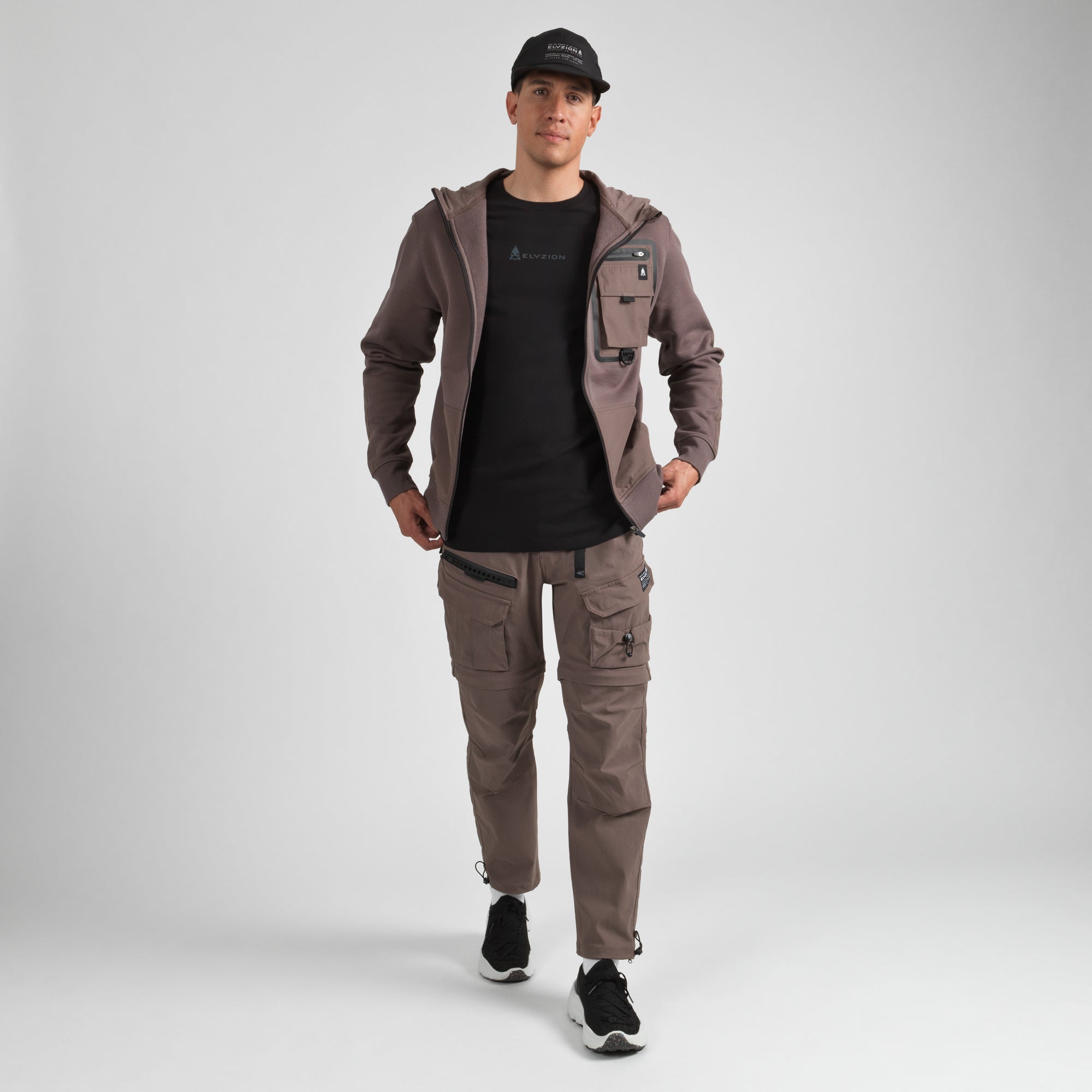 Elyzion "Molveno" Simple T-shirt - Black