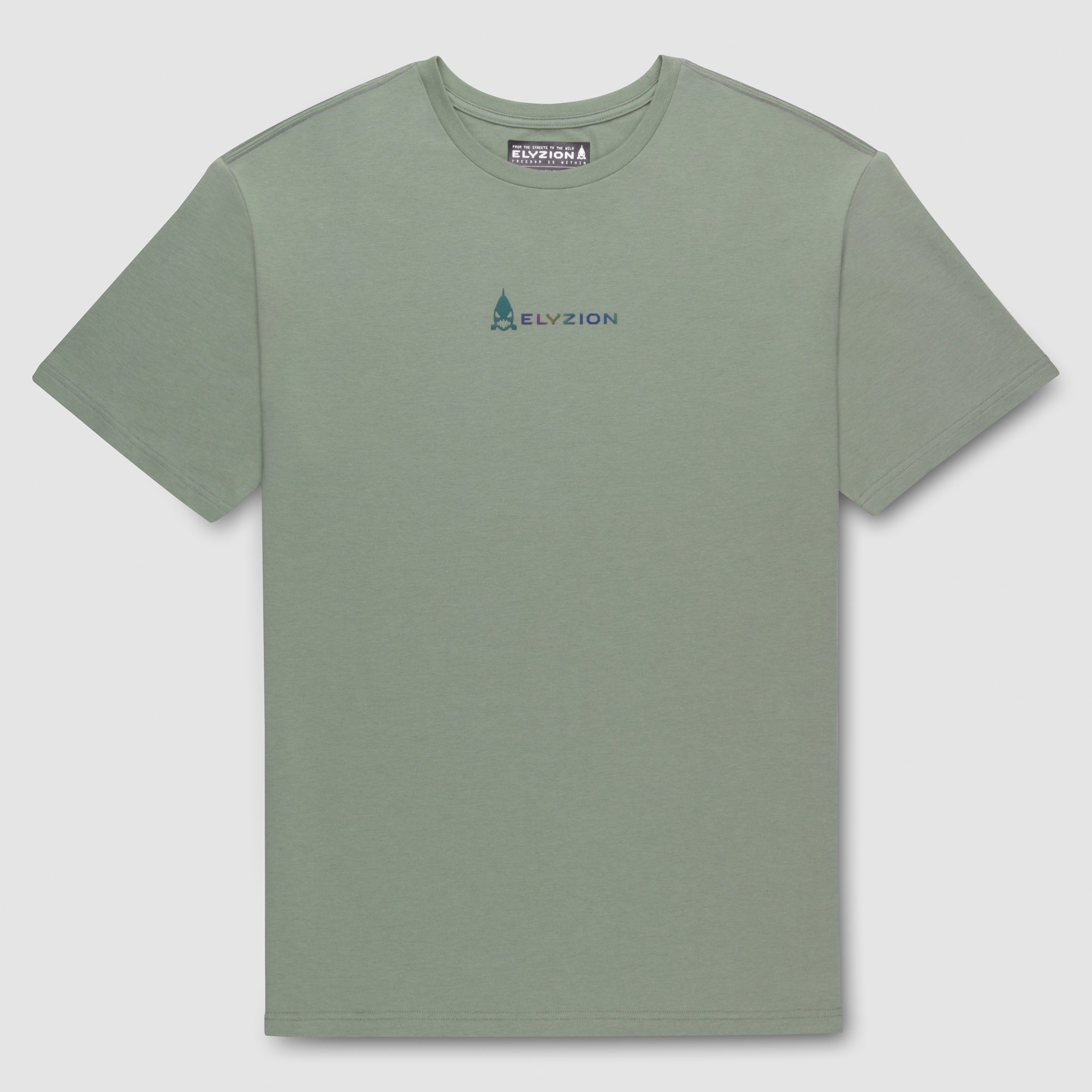 Elyzion "Molveno" Simple T-shirt - Oil Green