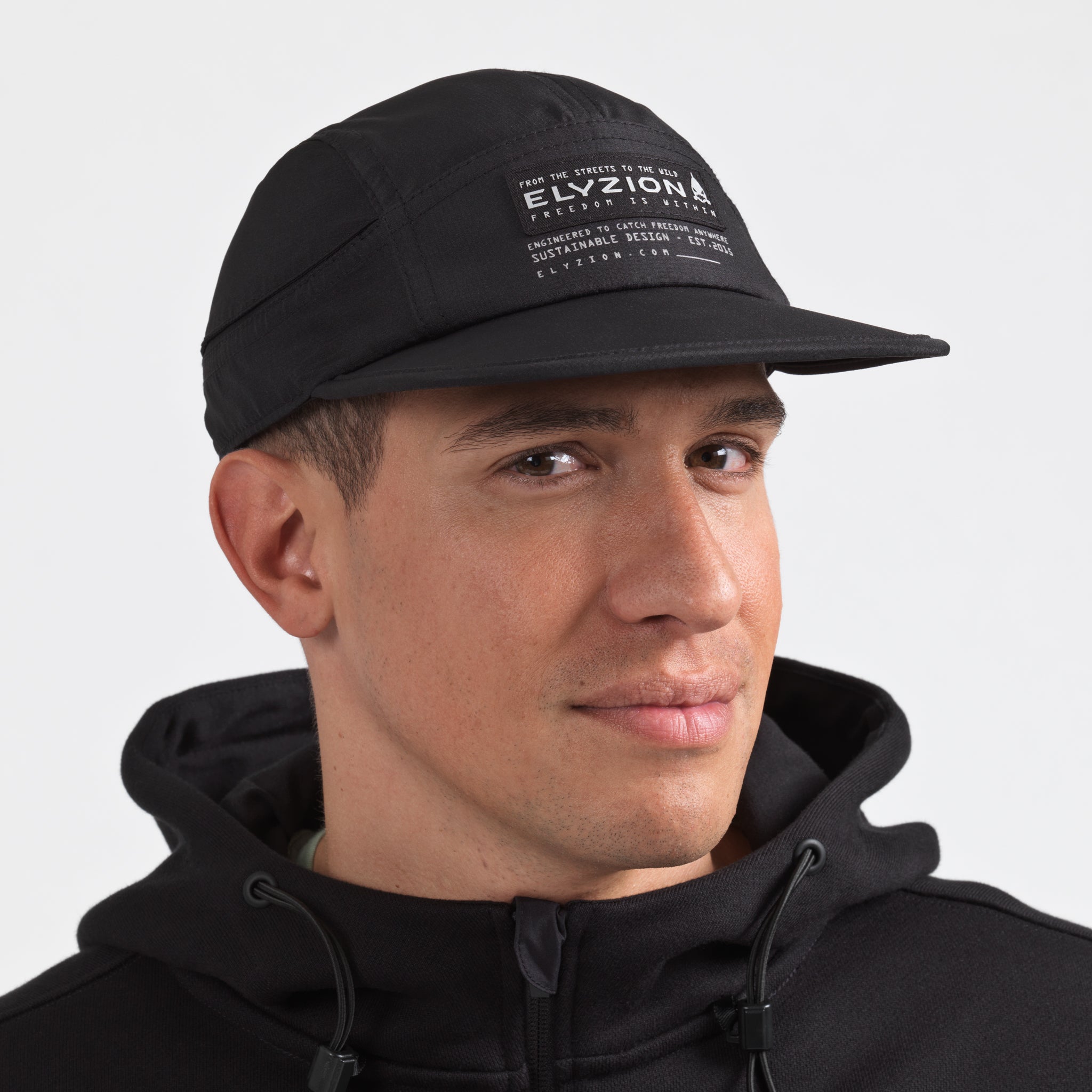 Elyzion "Namts" Simple Cap - Black
