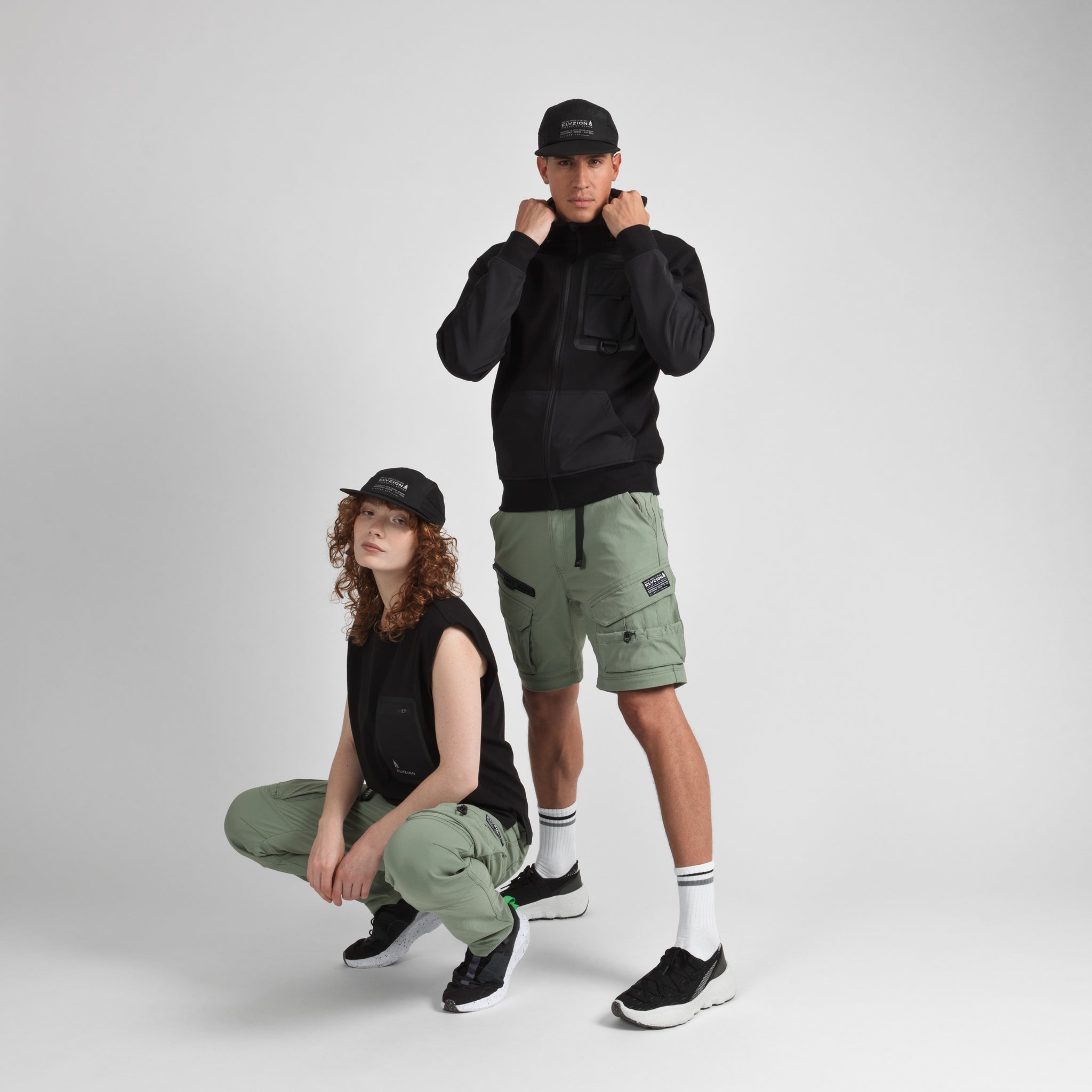 Elyzion "Namts" Simple Cap - Black