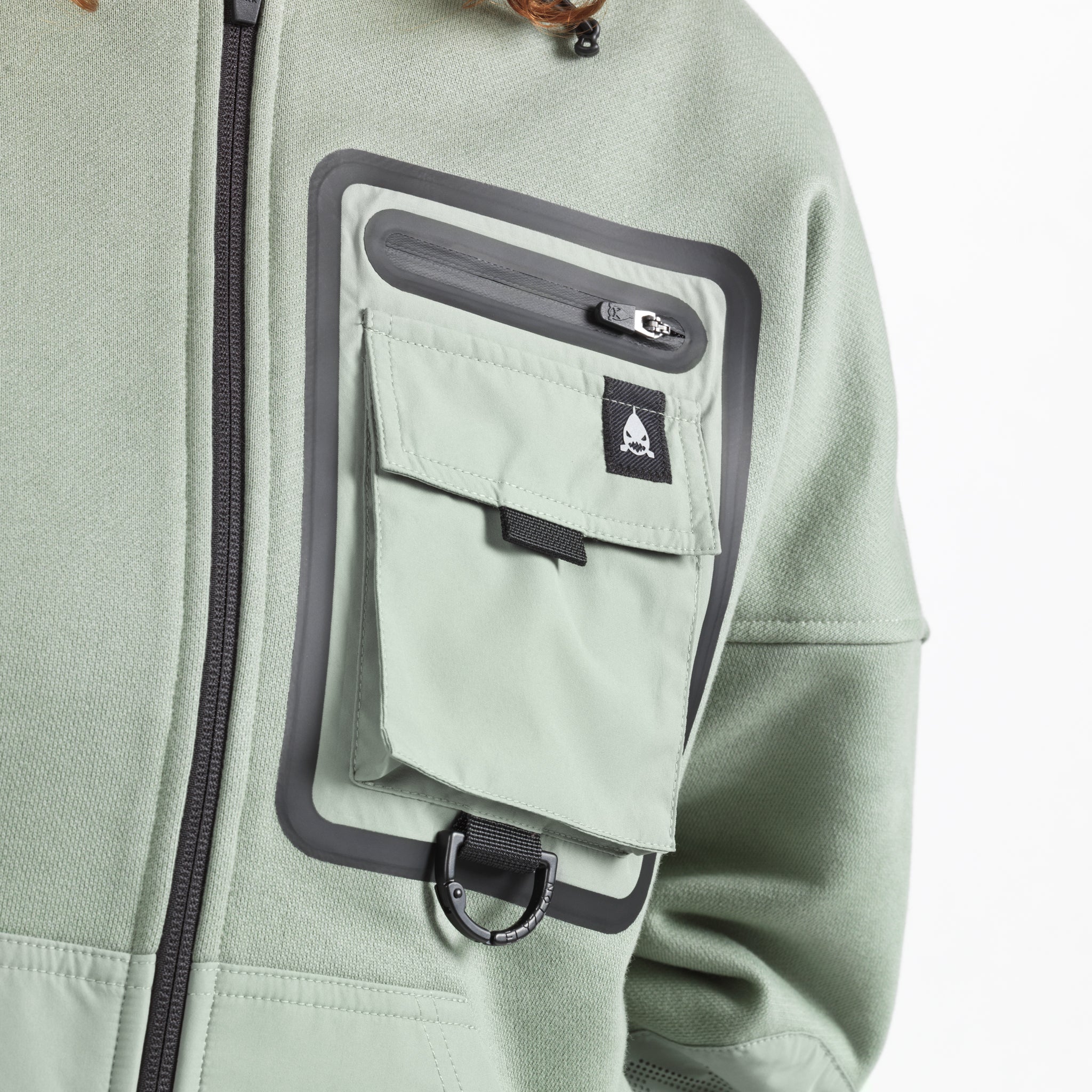 Elyzion "Salinas" Zipped Hoodie - Black