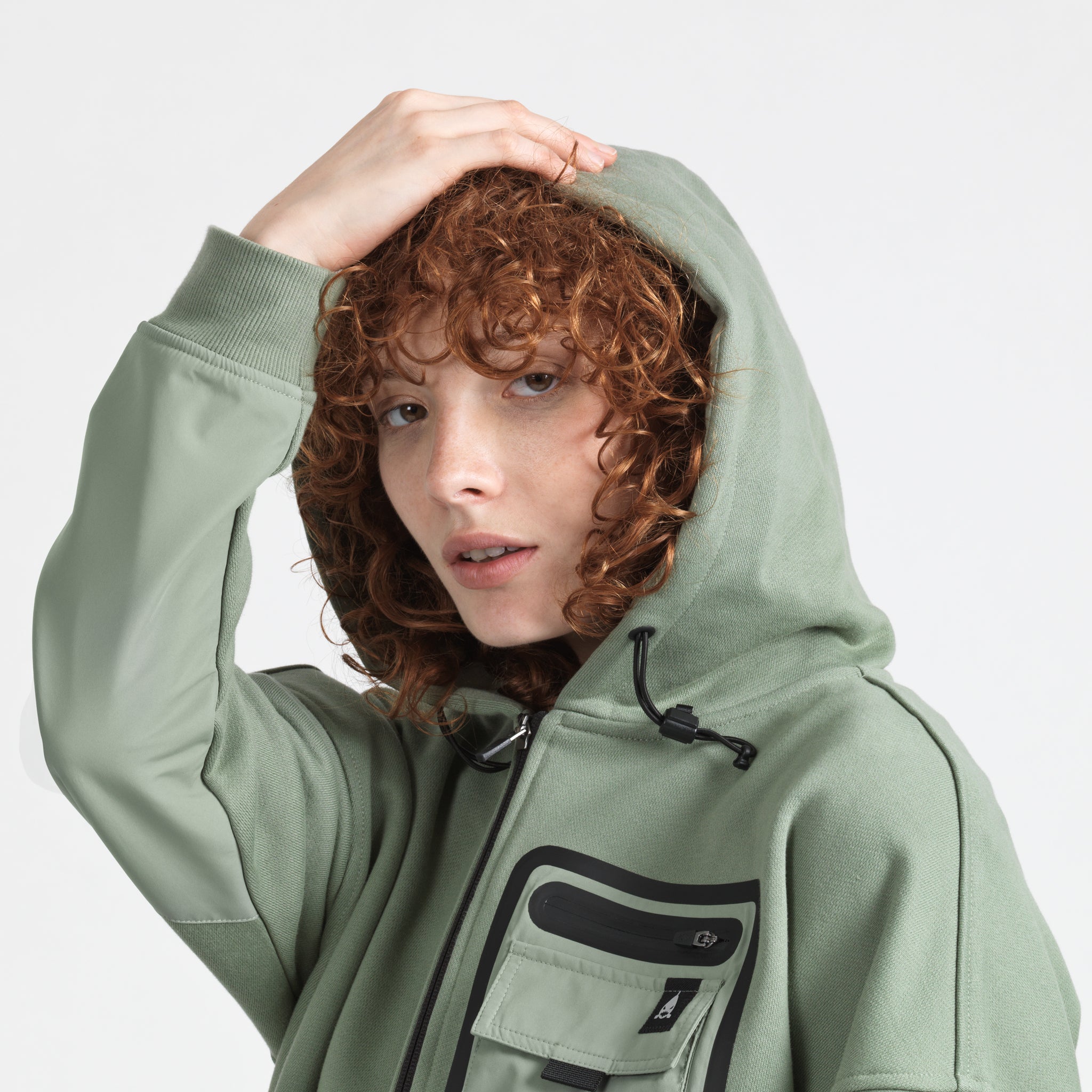 Elyzion "Salinas" Zipped Hoodie - Coffee Quartz