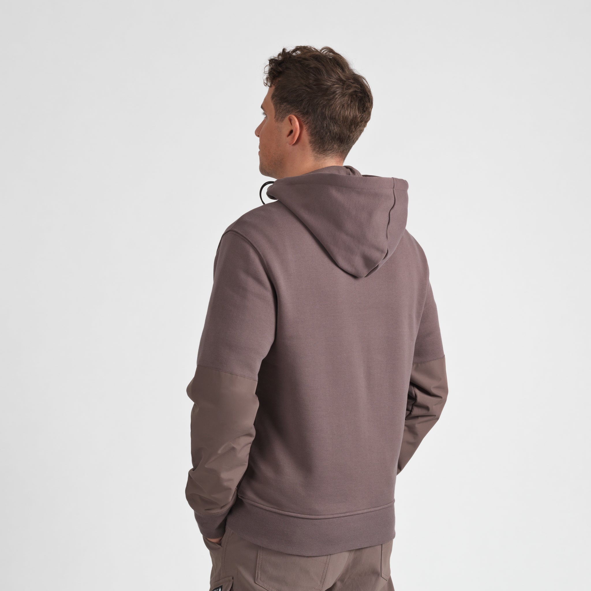 Elyzion "Ulungur" Zipped Hoodie - Coffee Quartz