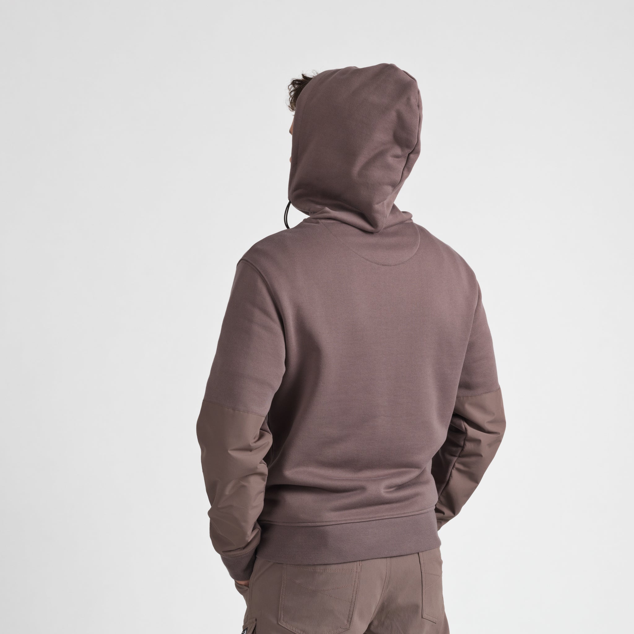 Elyzion "Ulungur" Zipped Hoodie - Coffee Quartz
