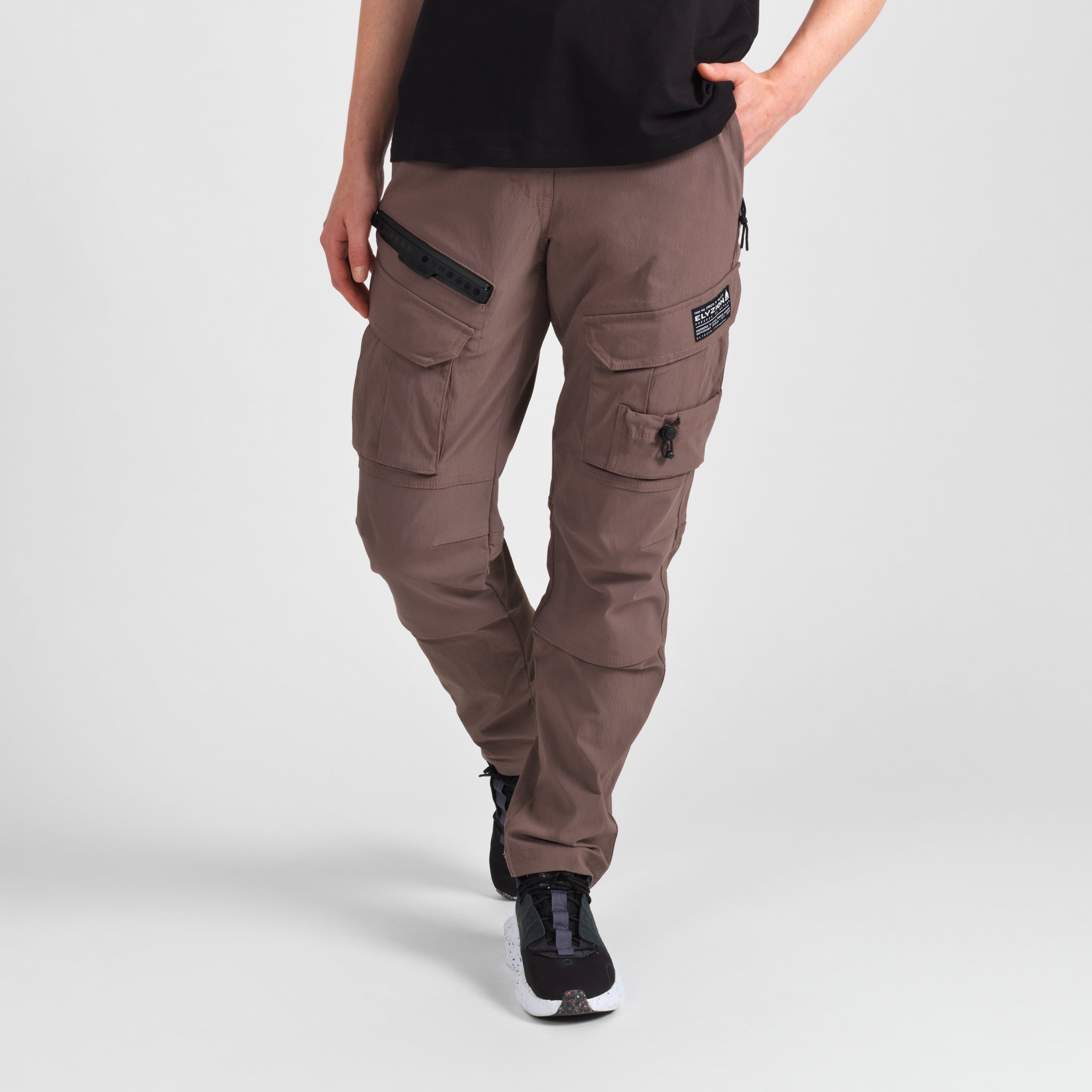 Elyzion "Vecchia" Cargo Pants - Coffee Quartz