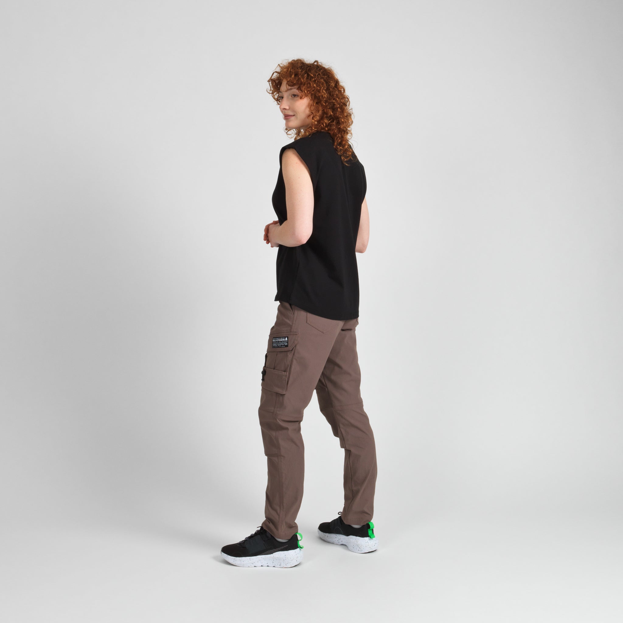 Elyzion "Vecchia" Cargo Pants - Coffee Quartz
