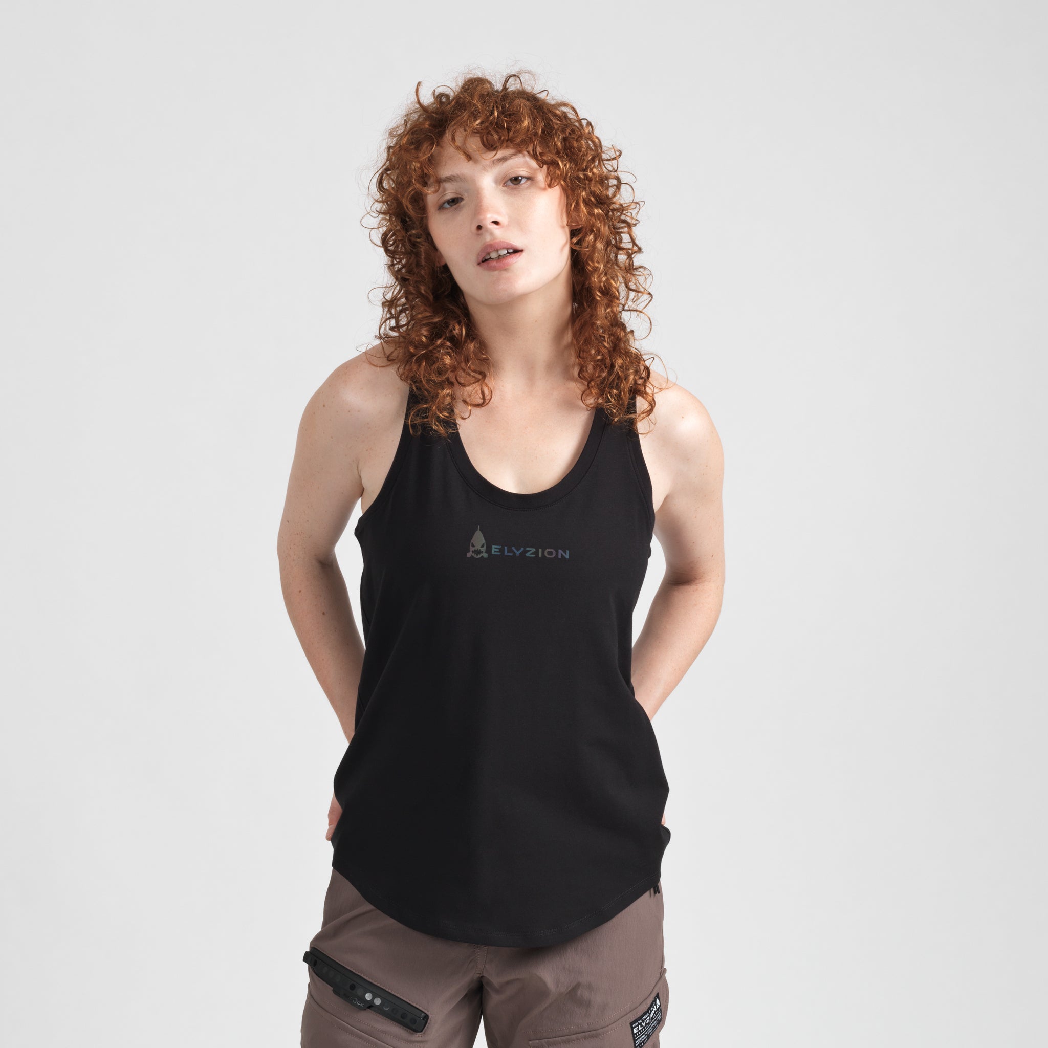 Elyzion "Verney" Tank top - Black