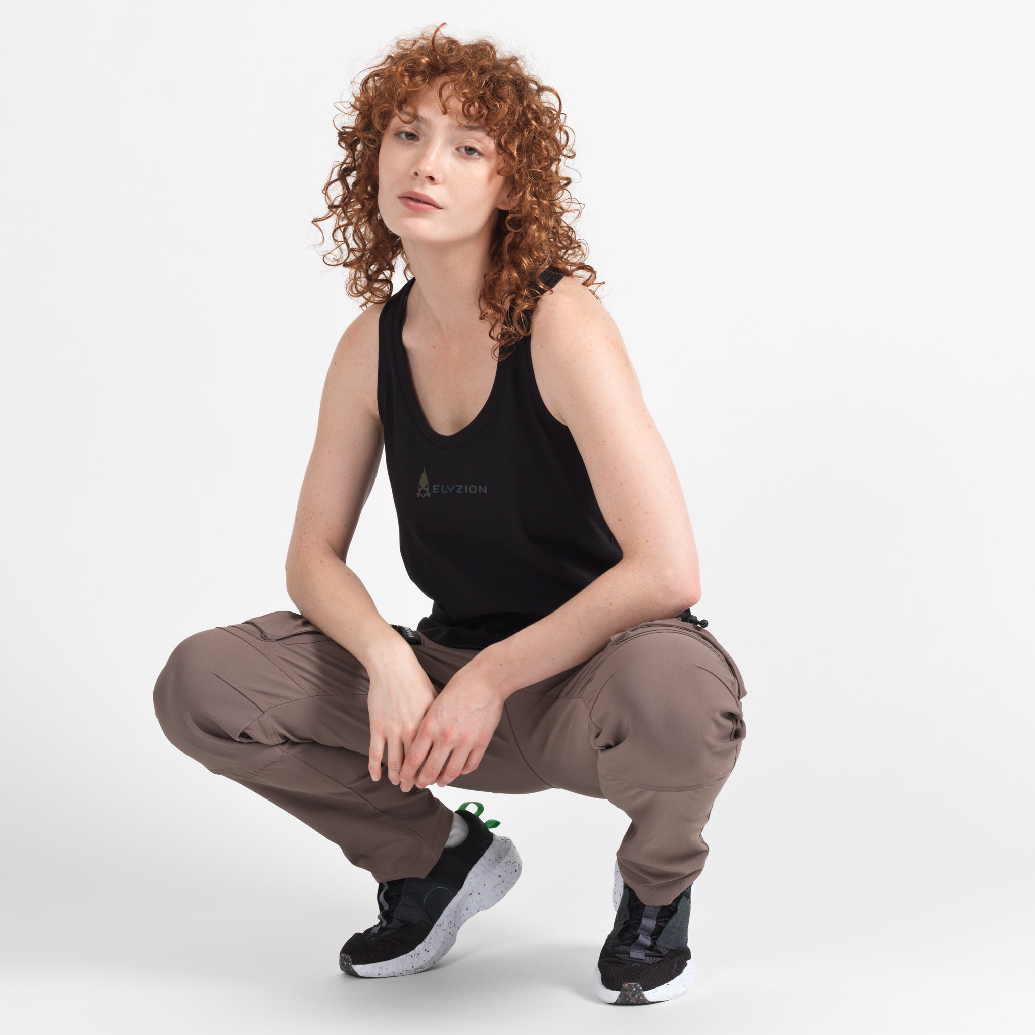 Elyzion "Verney" Tank top - Black