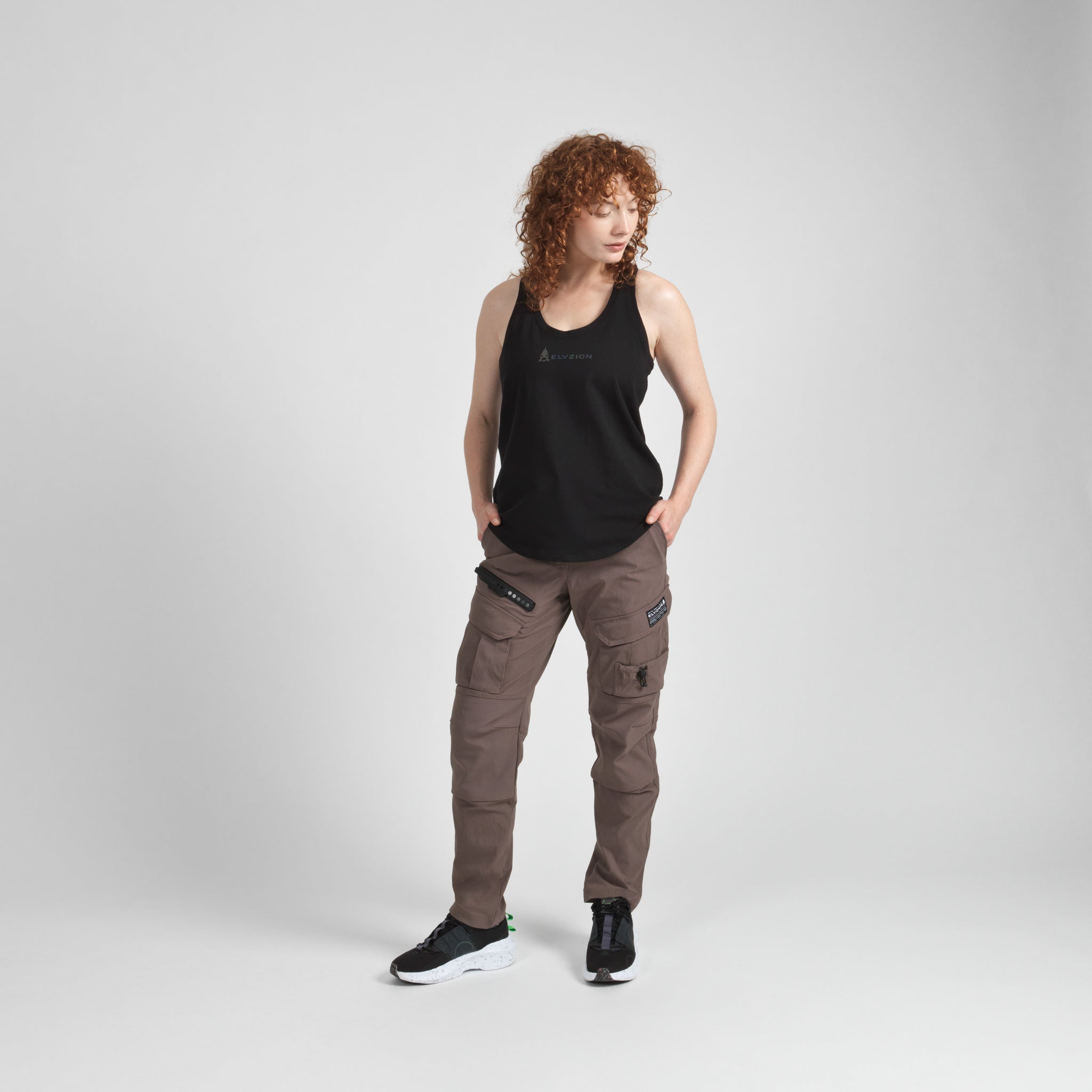 Elyzion "Verney" Tank top - Black