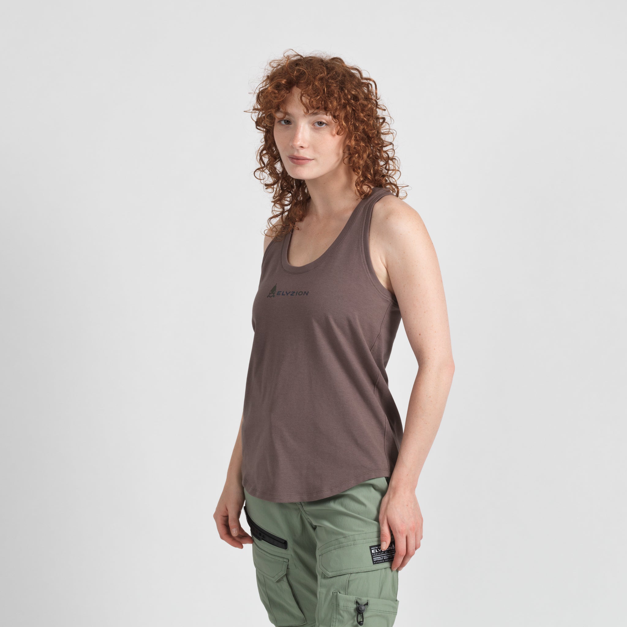 Elyzion "Verney" Tank top - Coffee Quartz