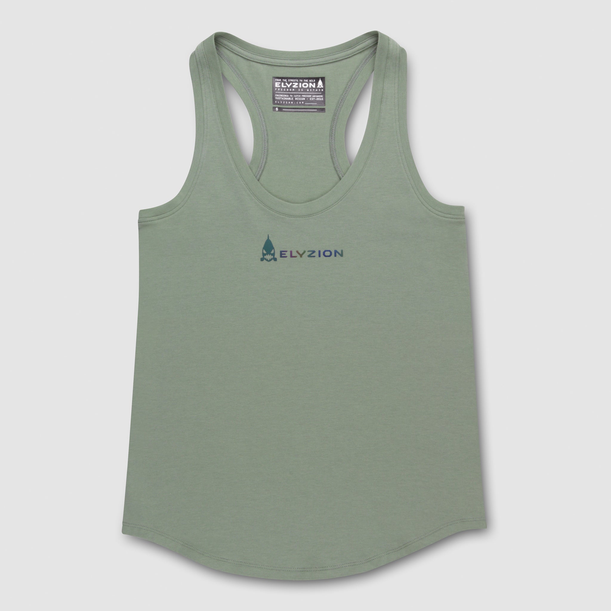 Elyzion "Verney" Tank top - Oil Green