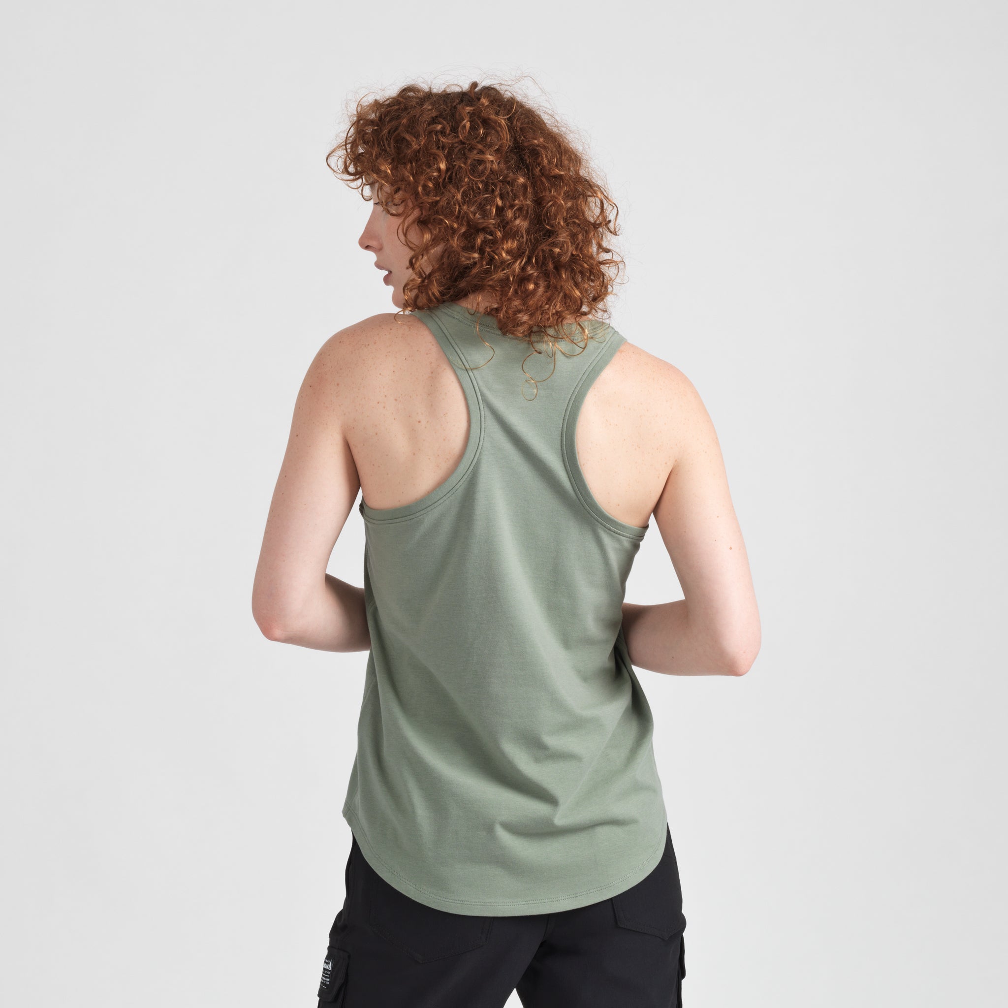 Elyzion "Verney" Tank top - Oil Green