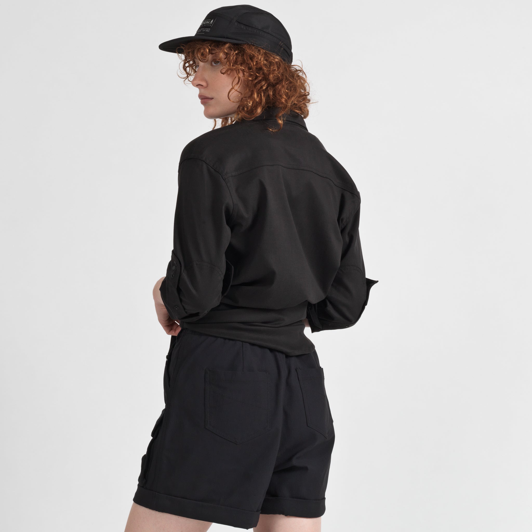Elyzion "Yangzi" Cargo Shorts - Black