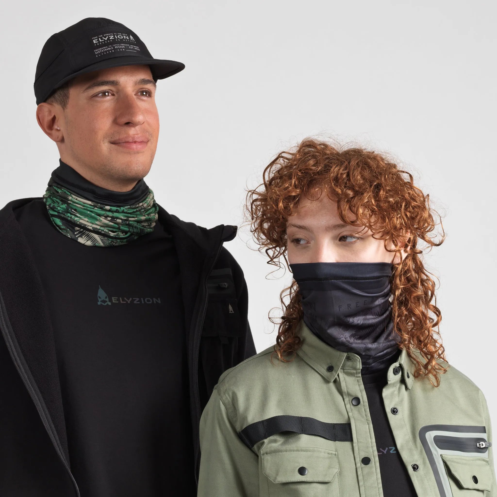 Elyzion "Iseo" Neck Gaiter - Black Camo
