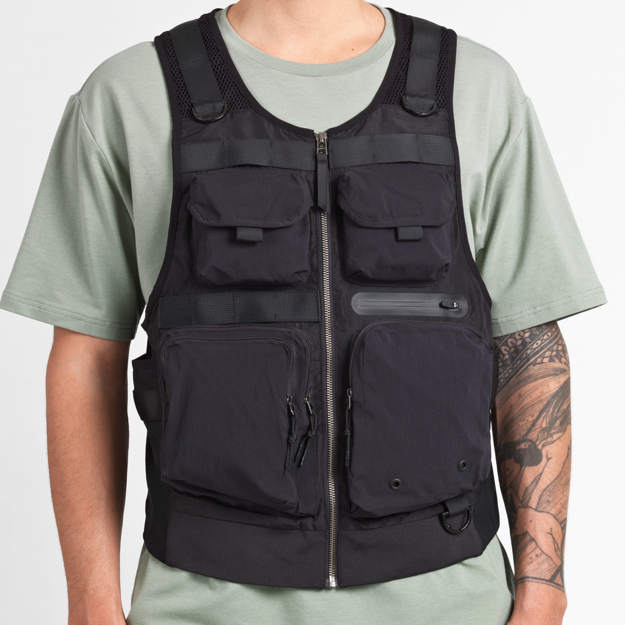 Utility vest mens on sale black