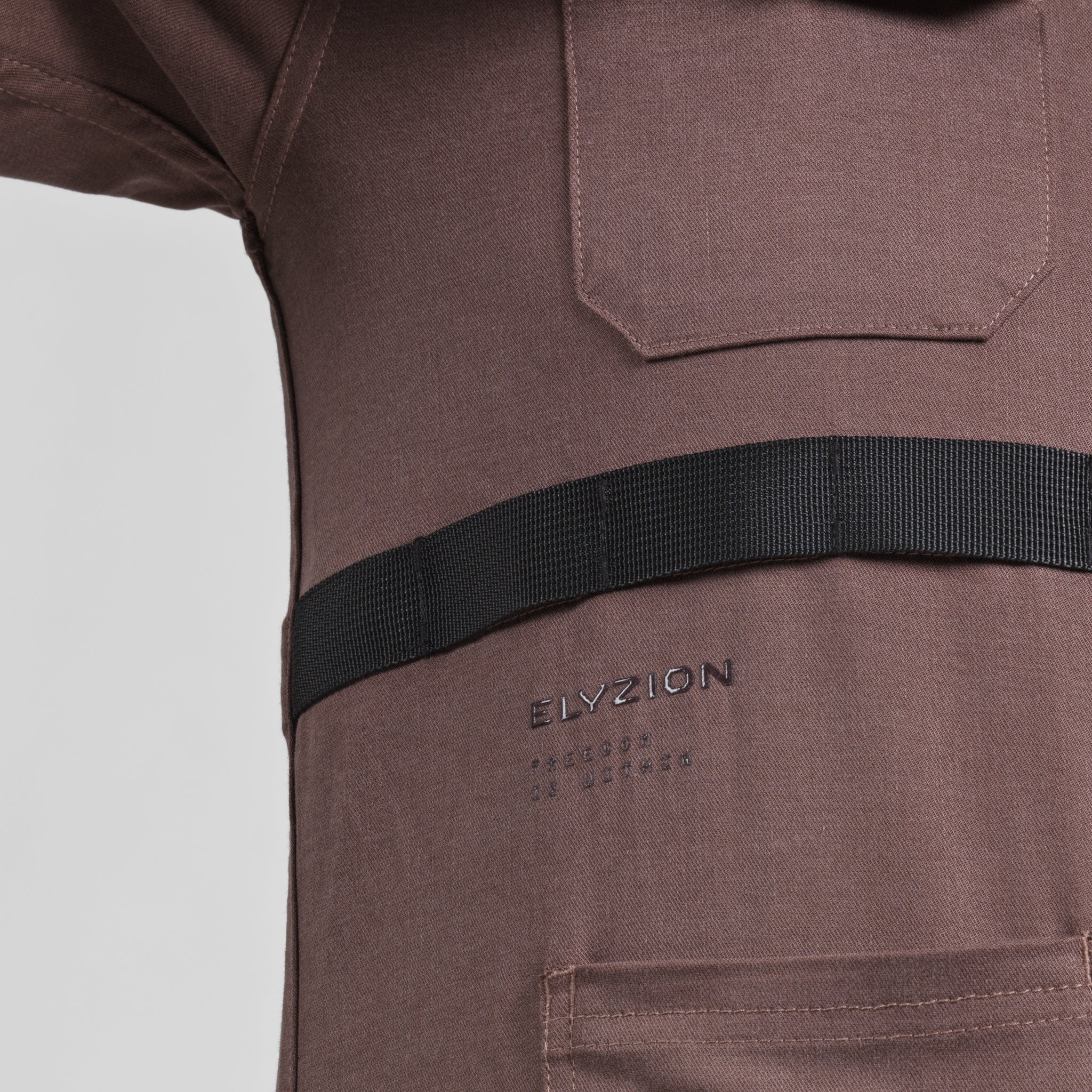 Elyzion "Santee" Utility Shirt - Coffee Quartz