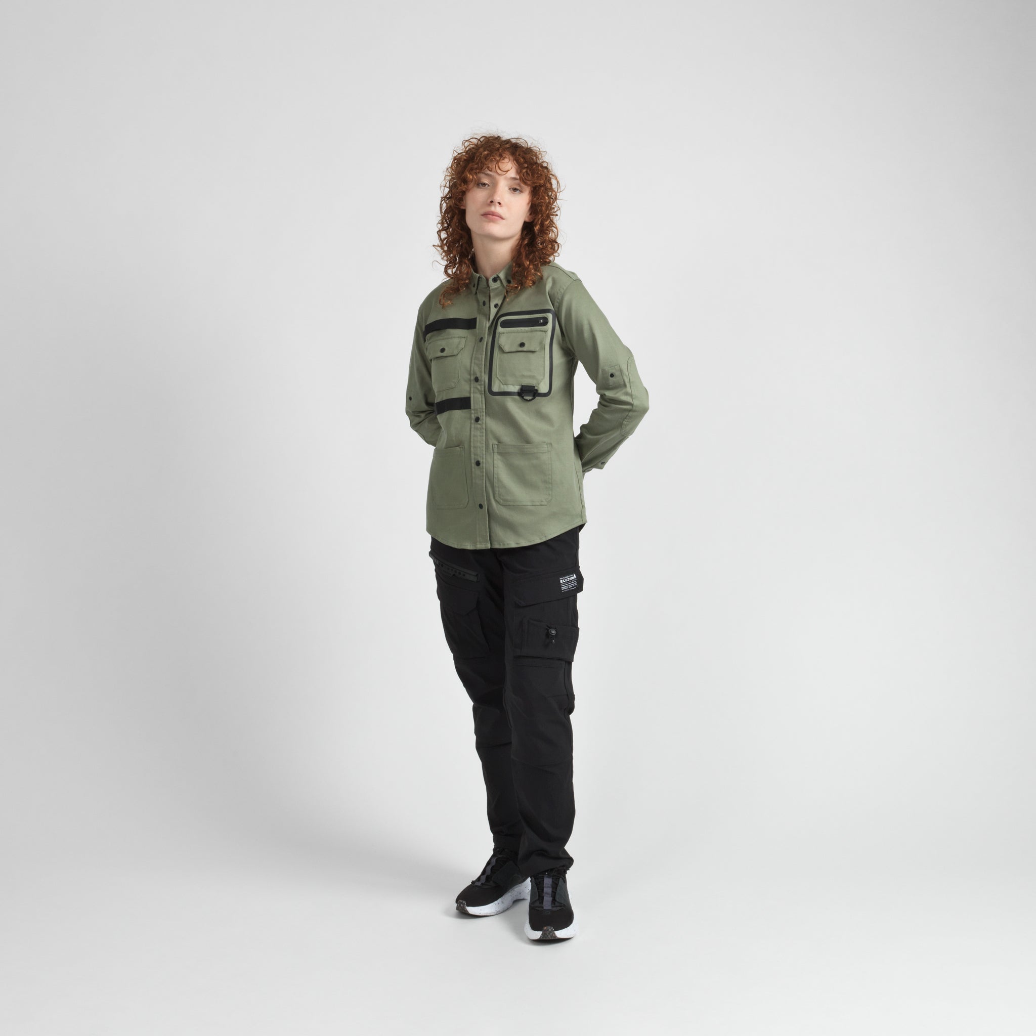 Elyzion "Santee" Utility Shirt - Oil Green