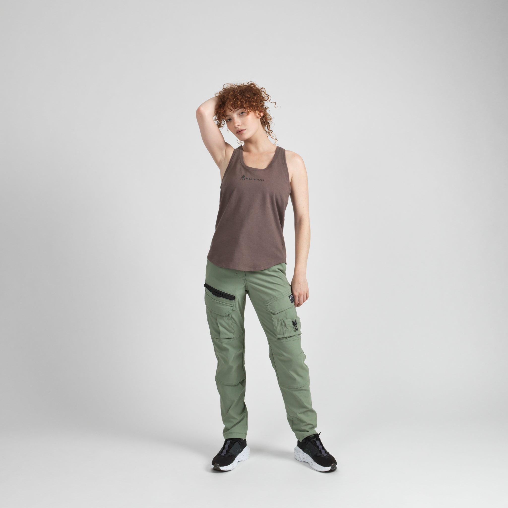 Elyzion "Verney" Tank top - Coffee Quartz